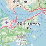 Peta lokasi: North Lantau Island, Hong Kong-Cina untuk keperluan jadwal sholat