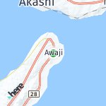 Peta lokasi: Awaji, Jepang