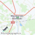Peta lokasi: Międzyrzec Podlaski, Polandia