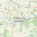 Peta lokasi: Międzyrzec Podlaski, Polandia