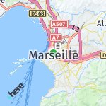 Peta lokasi: Marseille, Prancis