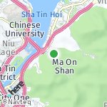 Peta lokasi: Ma On Shan, Hong Kong-Cina