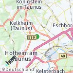 Peta lokasi: Liederbach am Taunus, Jerman