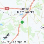 Peta lokasi: Rawa Mazowiecka (Gmina), Polandia