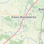 Peta lokasi: Rawa Mazowiecka (Gmina), Polandia