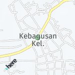 Peta lokasi: Kebagusan, Indonesia