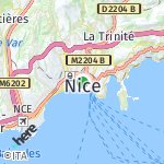 Peta lokasi: Nice, Prancis
