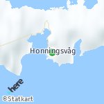 Peta lokasi: Honningsvåg, Norwegia