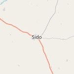 Peta lokasi: Sido, Mali untuk keperluan jadwal sholat