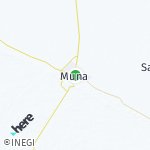 Peta lokasi: Muna, Meksiko