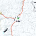 Peta lokasi: Novi Pazar, Serbia