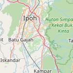 Peta lokasi: Sungai Raya, Malaysia untuk keperluan jadwal sholat