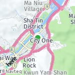 Peta lokasi: City One, Hong Kong-Cina