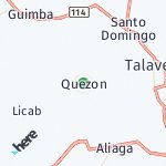 Peta lokasi: Quezon, Filipina