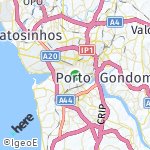 Peta lokasi: Porto, Portugal