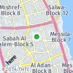 Peta lokasi: Sabah Al Salem-Block 4, Kuwait