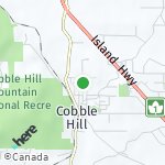Peta lokasi: Cobble Hill, Kanada