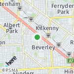 Peta lokasi: Beverley, Australia