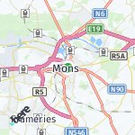 Peta lokasi: Mons, Belgia