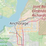 Peta lokasi: Anchorage, Amerika Serikat untuk keperluan jadwal sholat