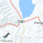 Peta wilayah Dali, Cina
