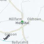 Peta lokasi: Hospital, Irlandia