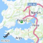 Peta lokasi: Ferrol, Spanyol