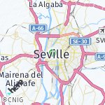 Peta lokasi: Sevilla, Spanyol