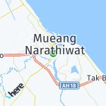 Peta lokasi: Narathiwat, Thailand