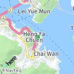 Peta lokasi: Heng Fa Chuen, Hong Kong-Cina
