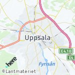 Peta lokasi: Uppsala, Swedia