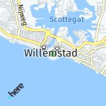 Peta lokasi: Willemstad, Curacao