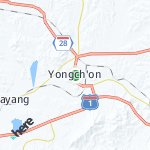 Peta lokasi: Yongch'on, Korea Selatan