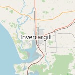 Peta lokasi: Invercargill, Selandia Baru