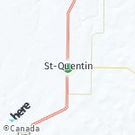 Peta lokasi: St-Quentin, Kanada