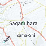 Peta lokasi: Sagamihara, Jepang