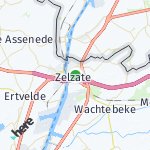 Peta lokasi: Zelzate, Belgia