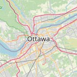 Peta lokasi: Ottawa, Kanada untuk keperluan jadwal sholat