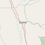 Peta lokasi: Same, Tanzania