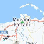 Peta lokasi: Pattani, Thailand