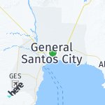 Peta lokasi: General Santos City, Filipina