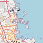 Peta lokasi: The Pearl, Qatar untuk keperluan jadwal sholat
