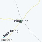Peta lokasi: Pingyuan, Cina