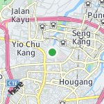 Peta lokasi: Hougang, Singapura