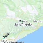 Peta lokasi: Monte Sant'Angelo, Italia