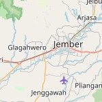 Peta lokasi: Kaliwates, Indonesia