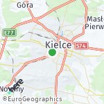 Peta lokasi: Kielce, Polandia