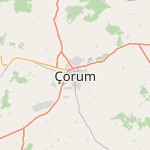 Peta lokasi: Çorum, Turki