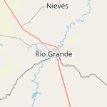 Peta lokasi: Río Grande, Meksiko