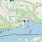 Peta lokasi: Ushuaia, Argentina untuk keperluan jadwal sholat
